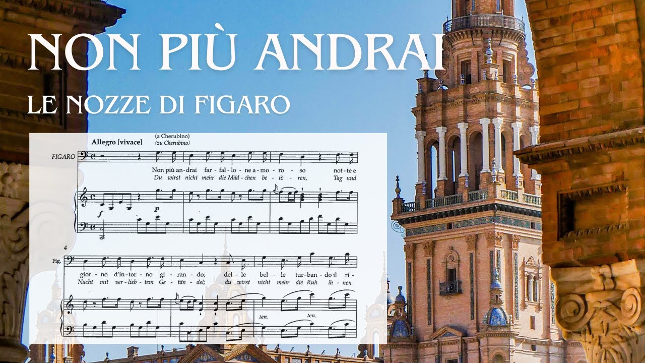 🎼Full Orchestra Accompaniment with Score // Non più andrai