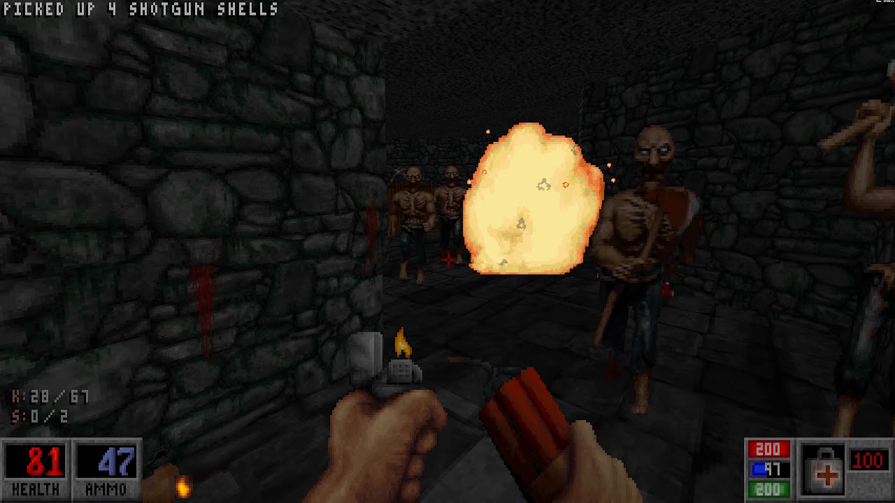 Blood: Cryptic Passage (BloodGDX) - E5M8 Abysmal Mine - All Secrets - 2160p 4K