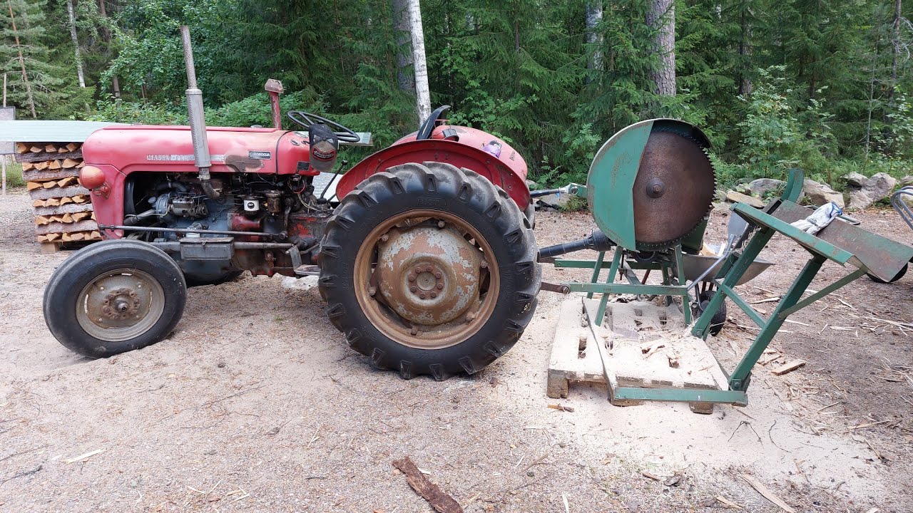 Polttopuun tekoa (Mf35 & Näätä)