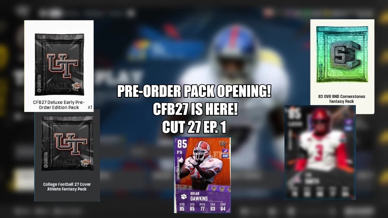 PRE-ORDER PACK OPENING! CFB27 IS HERE! - CUT 27 Ep. 1