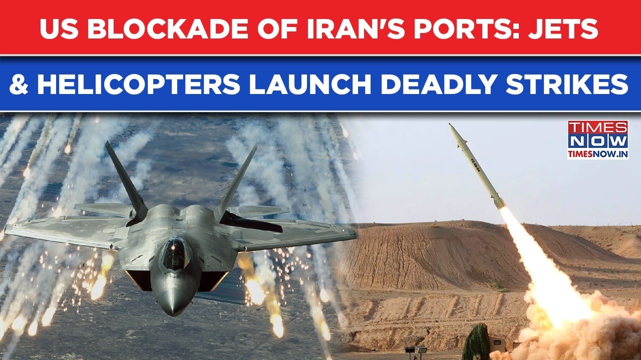 US Jets & Attack Helicopters Trap IRGC: 2 Ships Disabled, 12 Change Path| Blockade Of Iran's Ports