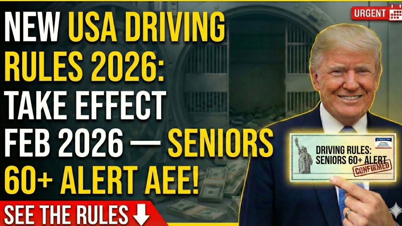 New USA Driving Rules 2026: Take Effect Feb 2026 &mdash; Seniors 60+ Alert