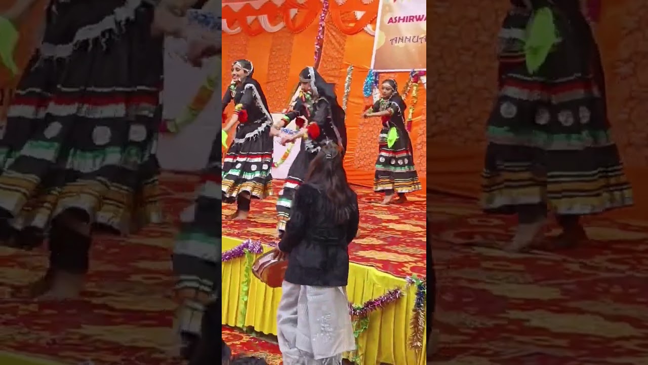 Kalbeliya dance  Rajasthan Folk Dance l Annual day function of Ashirwad Public Schools students IX