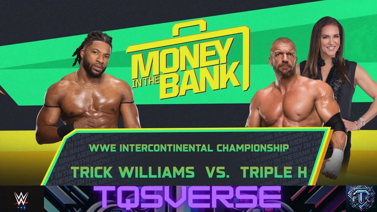 TRICK WILLIAMS VS HHH (C). MONEY IN THE BANK. WWE 2K25. TQS