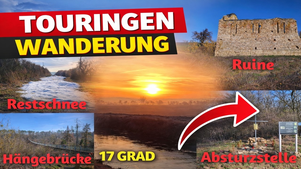 Frühlingswanderung bei 17°C und Restschnee | Touringen Stempeljagd