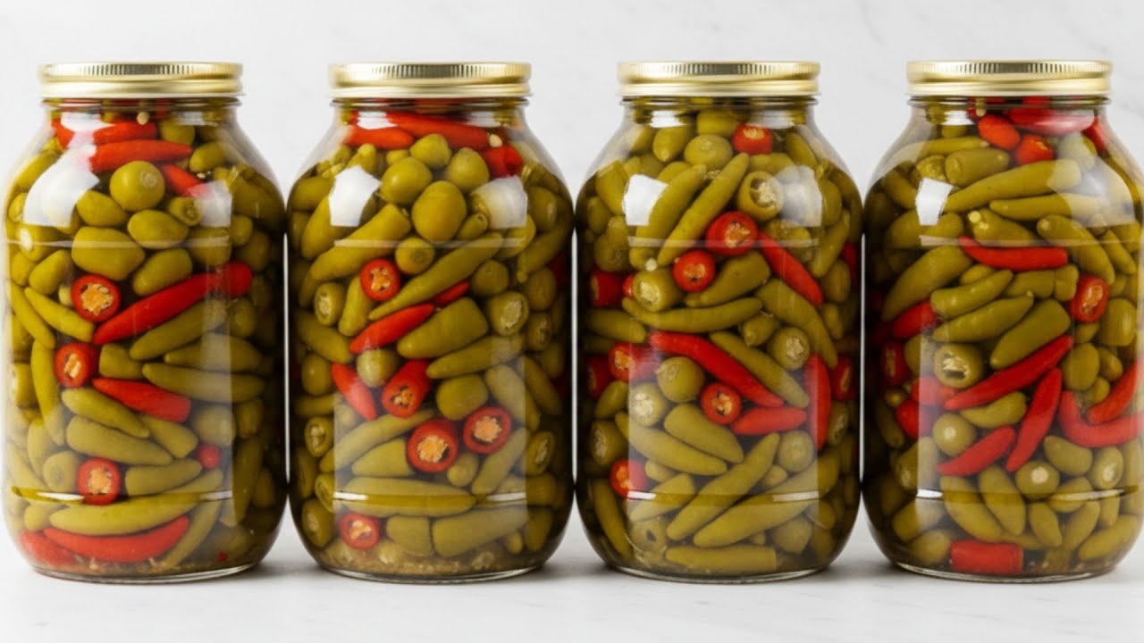 PICKLED HOT PEPPERS! HOW DO YOU KEEP WHOLE HOT PEPPERS FRESH AND HEALTHY FOR 10 MONTHS?