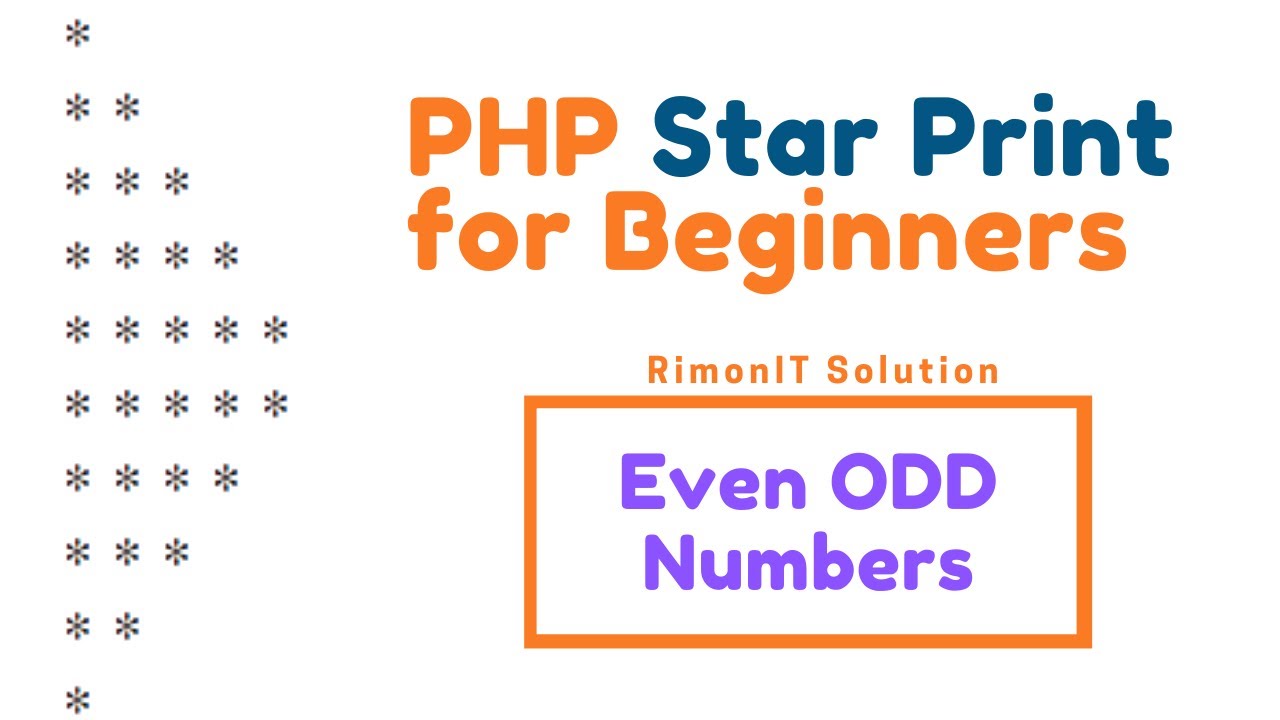 PHP Star Print Program 