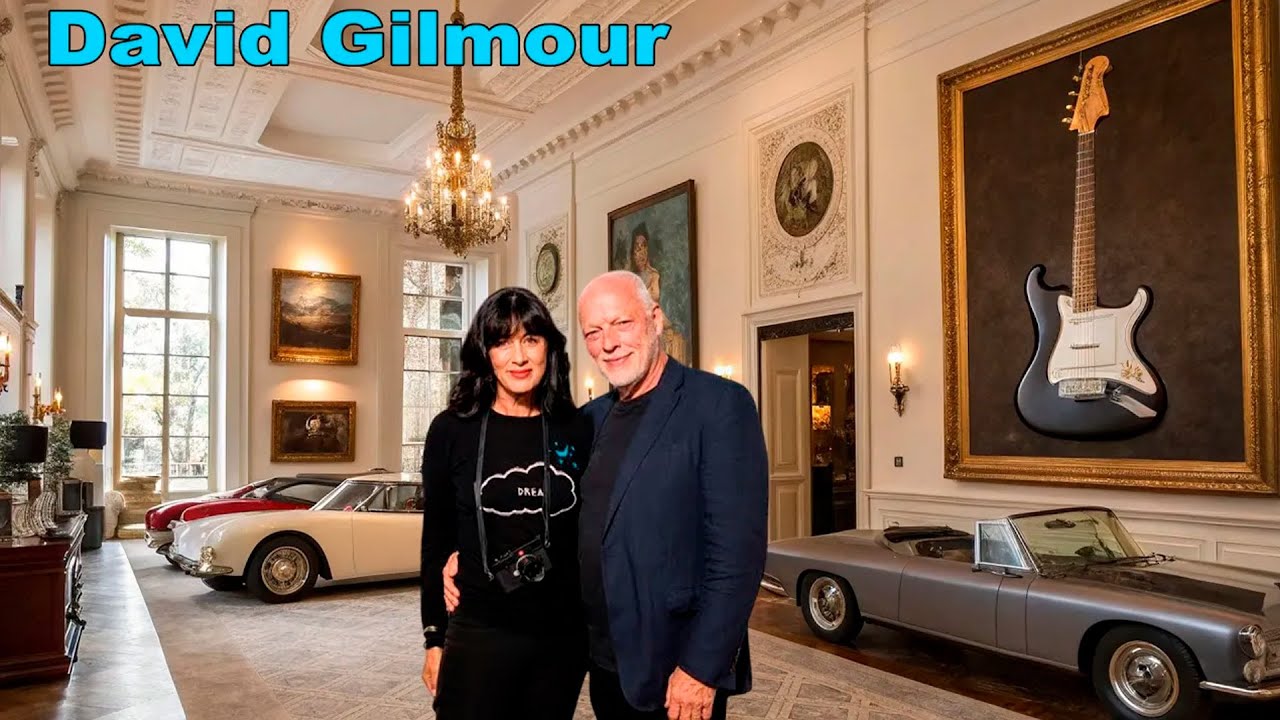 David Gilmour's Lifestyle ★ Wife, 8 Children, House Tour, Huge Net Worth, Car Collection...
