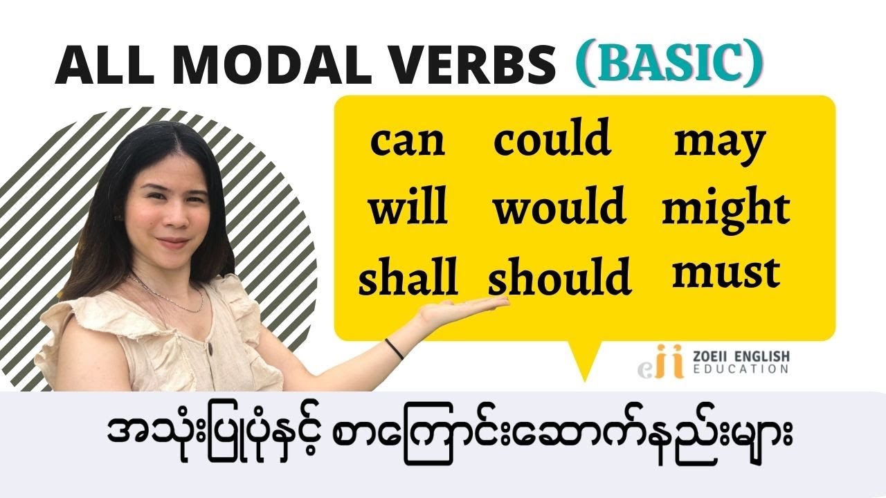 ALL MODAL VERBS : Can Could , Will Would , Shall Should , May Might Must  | Basic English Grammar