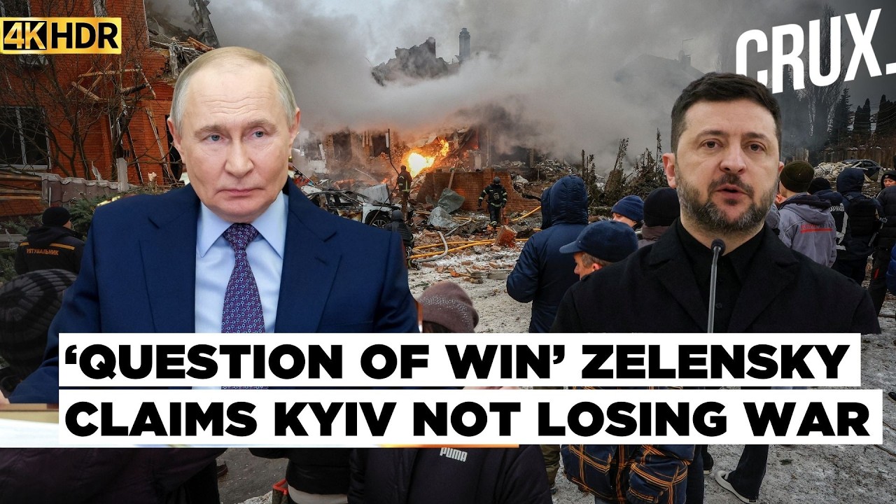 Russia Rains 350 Missiles-Drones On Ukraine As War Anniversary Looms, Zelensky Denies Losing War |4k