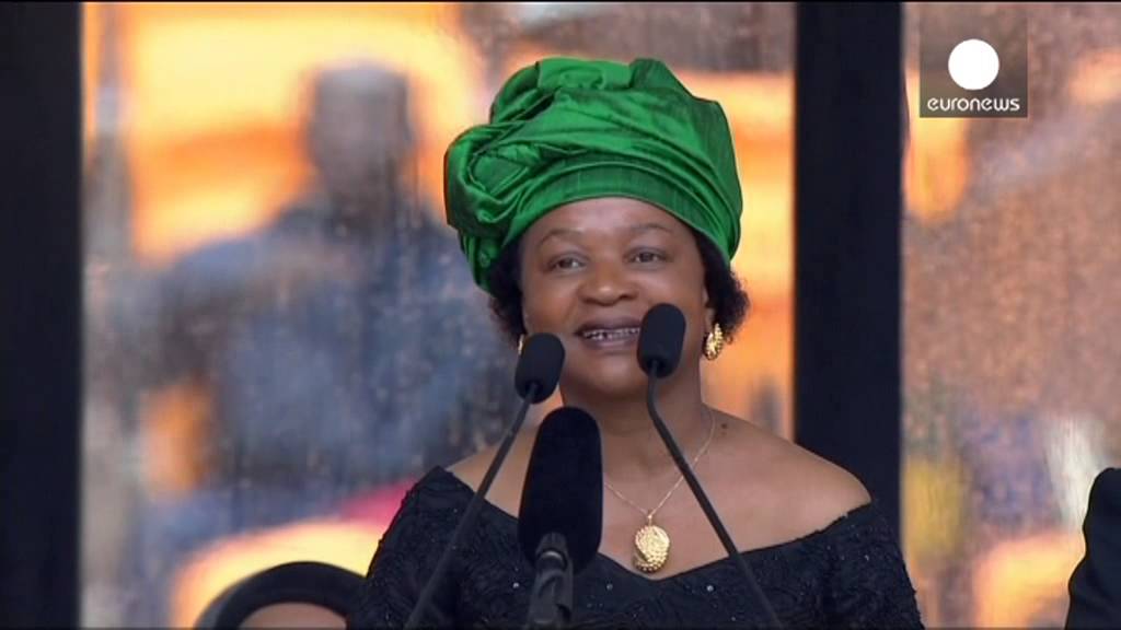 Mandela forever: Baleka Mbete sings 'Tata Madiba' with cheering crowd at memorial ceremony