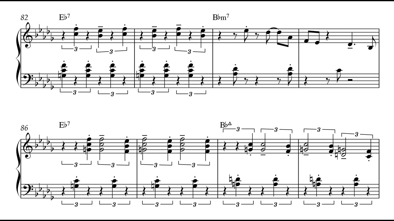 Bill Evans - Love For Sale Piano Solo (Transcription)