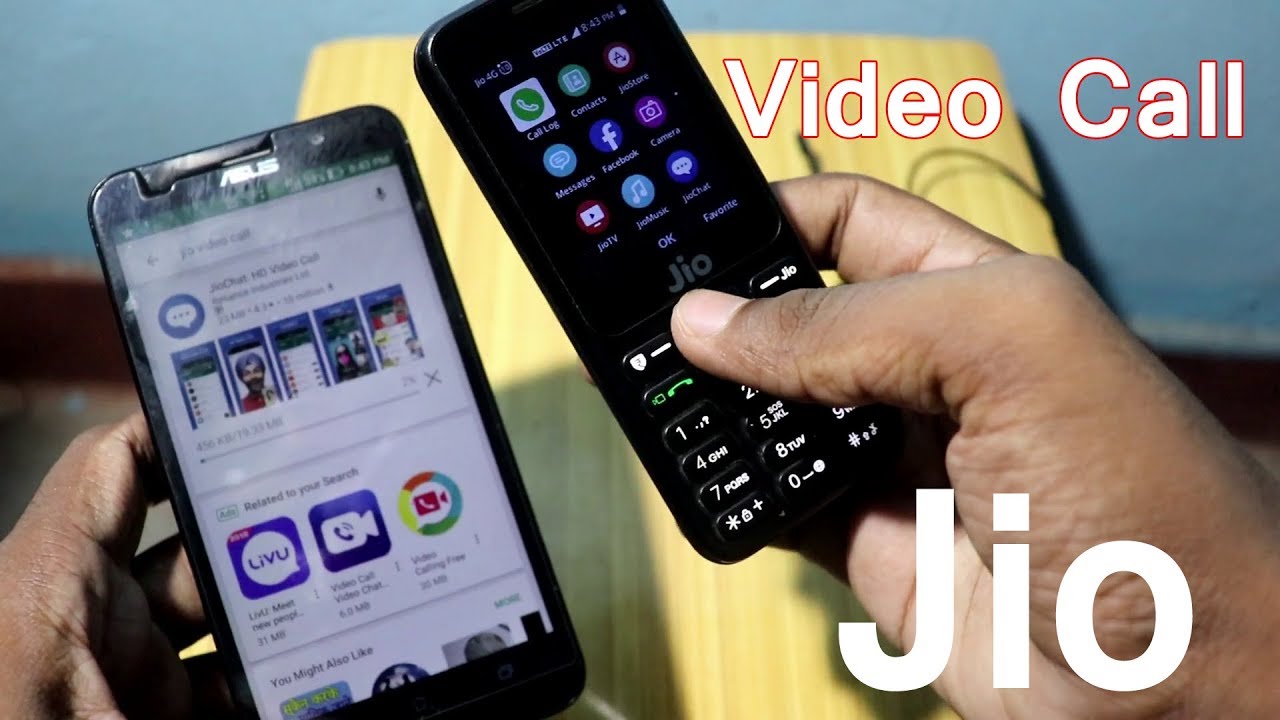How to make video calls on Jio phone from smartphone - Video Call Quality - Jio Phone Camera Sample