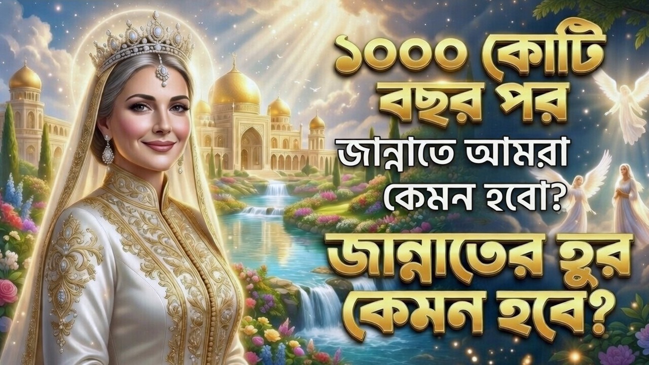অনন্ত জীবনের রহস্য! জান্নাতে ১০০০ কোটি বছর পর আমরা কেমন হবো? | জান্নাতি হুরের অবিশ্বাস্য বর্ণনা