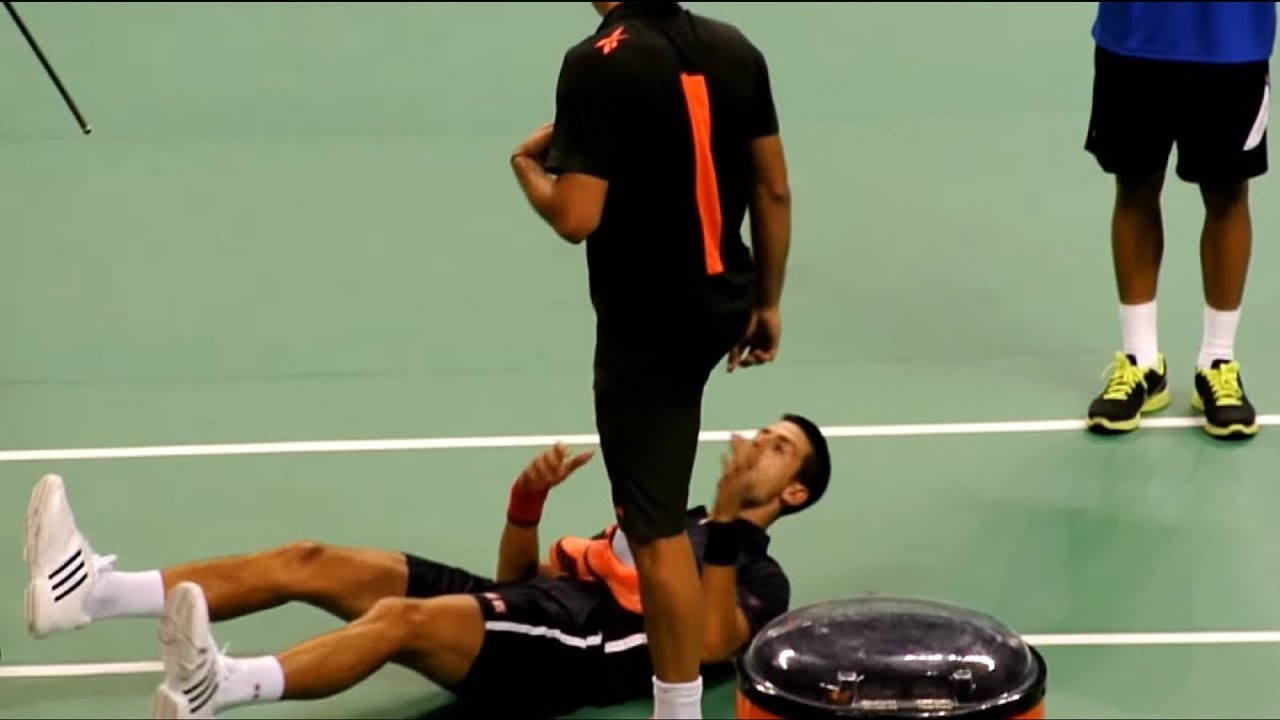 Tennis - FUNNIEST Djokovic, Sharapova Moments