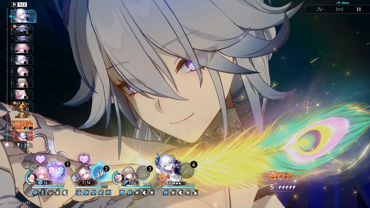 [붕괴스타레일] 4.0 혼돈 전반 카스 후반 카스 0라클