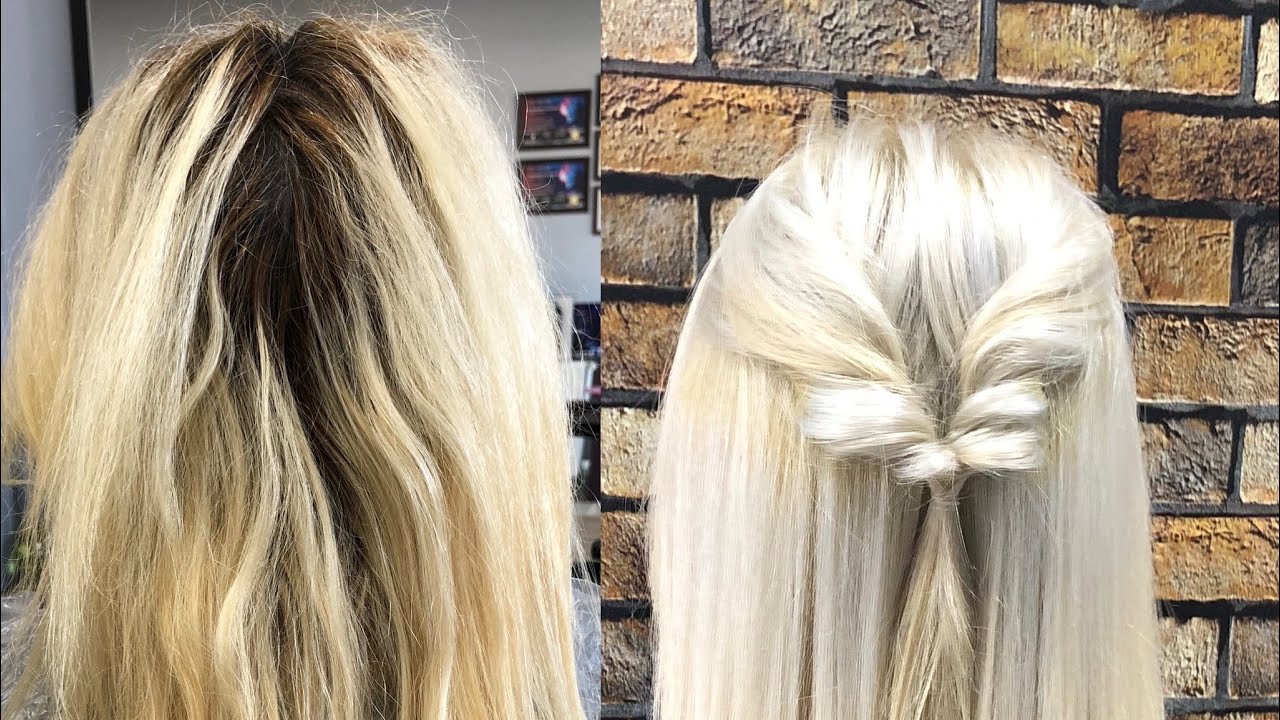 Platine kadar saç açma detayları @tulayanlarhairstudio #saç açma #platinsaç