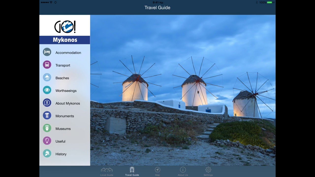 Mykonos Amazing Travel Guide - Go! Mykonos Application