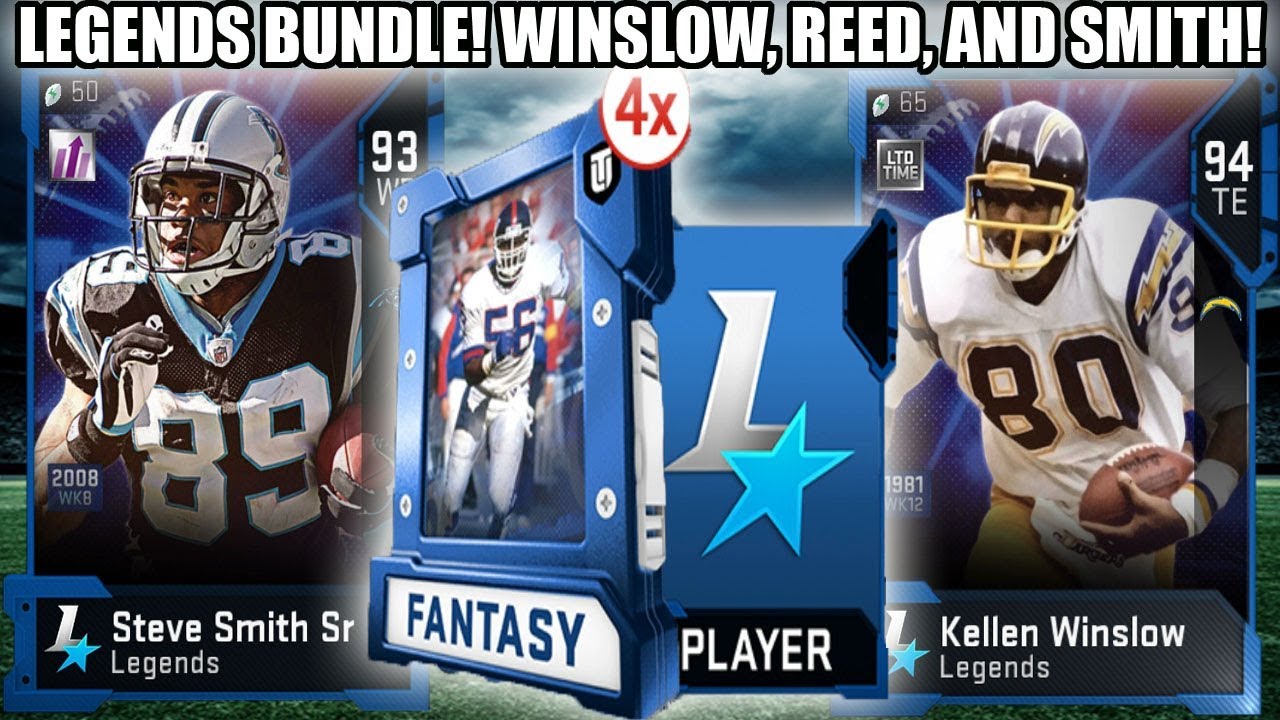 LEGENDS BUNDLE! ED REED, STEVE SMITH, AND KELLEN WINSLOW! | MADDEN 19 ULTIMATE TEAM