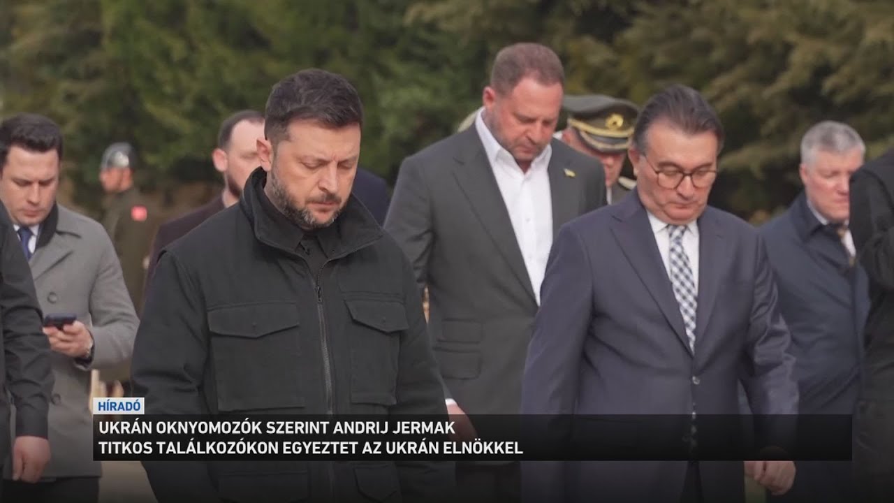 Titkos találkozókon egyeztet Volodimir Zelenszkij az ukrán elnöki iroda lemondott vezetőjével
