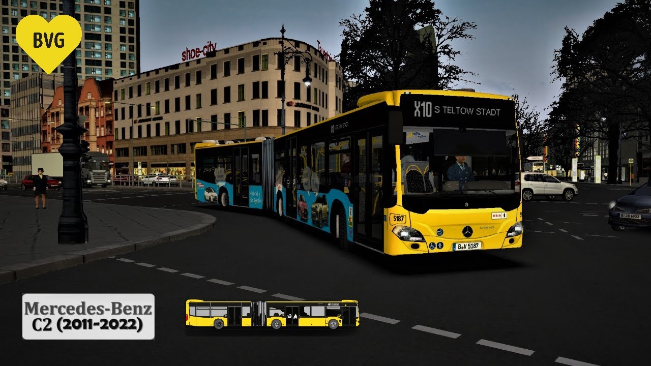 OMSI 2: Berlin X10 | Mit dem Mercedes Benz C2 GN21 auf´m X10er #070 | PxlKiing