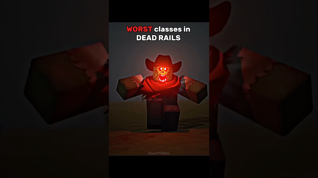 Top 3 WORST classes in DEAD RAILS #deadrails #edit #roblox