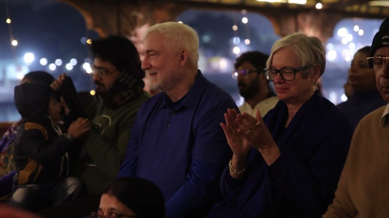 Kirtan and Purification Ceremony on the Ganges