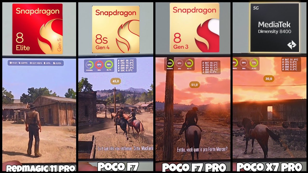 RED DEAD REDEMPTION MOBILE A 60 FPS TESTE NO POCO X7 PRO/ POCO F7 PRO/ POCO F7/REDMAGIC 11 PRO 