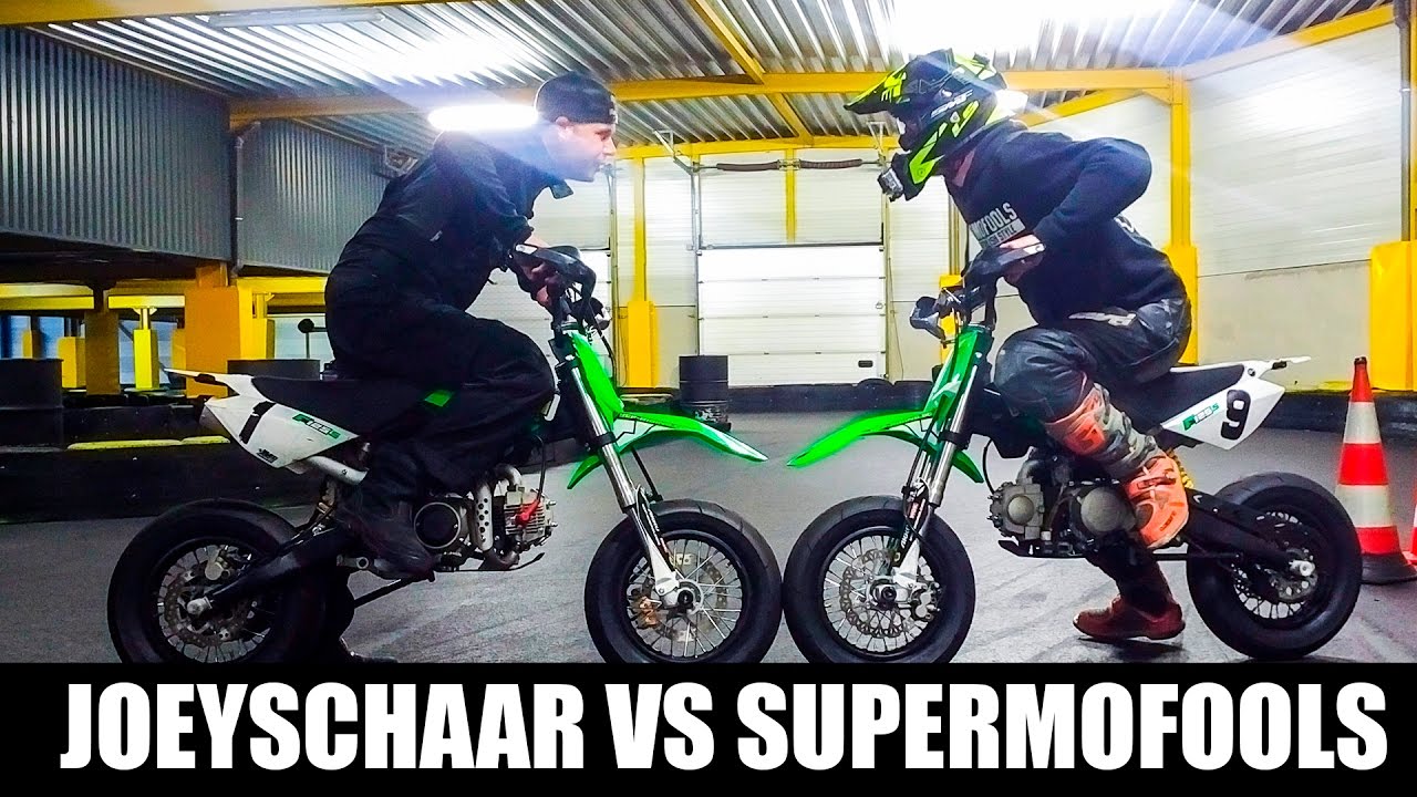 PITBIKE RACING WITH JOEYSCHAAR AT RACELANDKART!