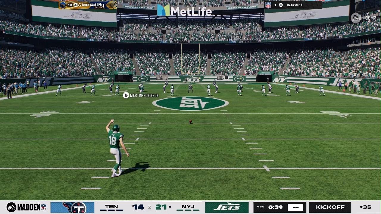 Madden NFL 26 Rober Saleh Vs The Jets