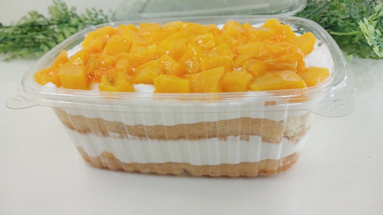 تورتة المانجا في العلبة 🎂 سهلة واقتصادية ومذاق فخم🥮🥮