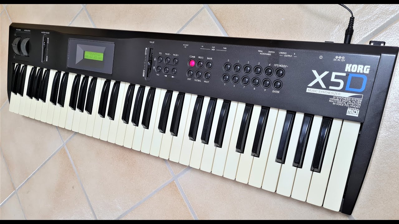 Korg X5D & X5DR Synthesizer Sounds