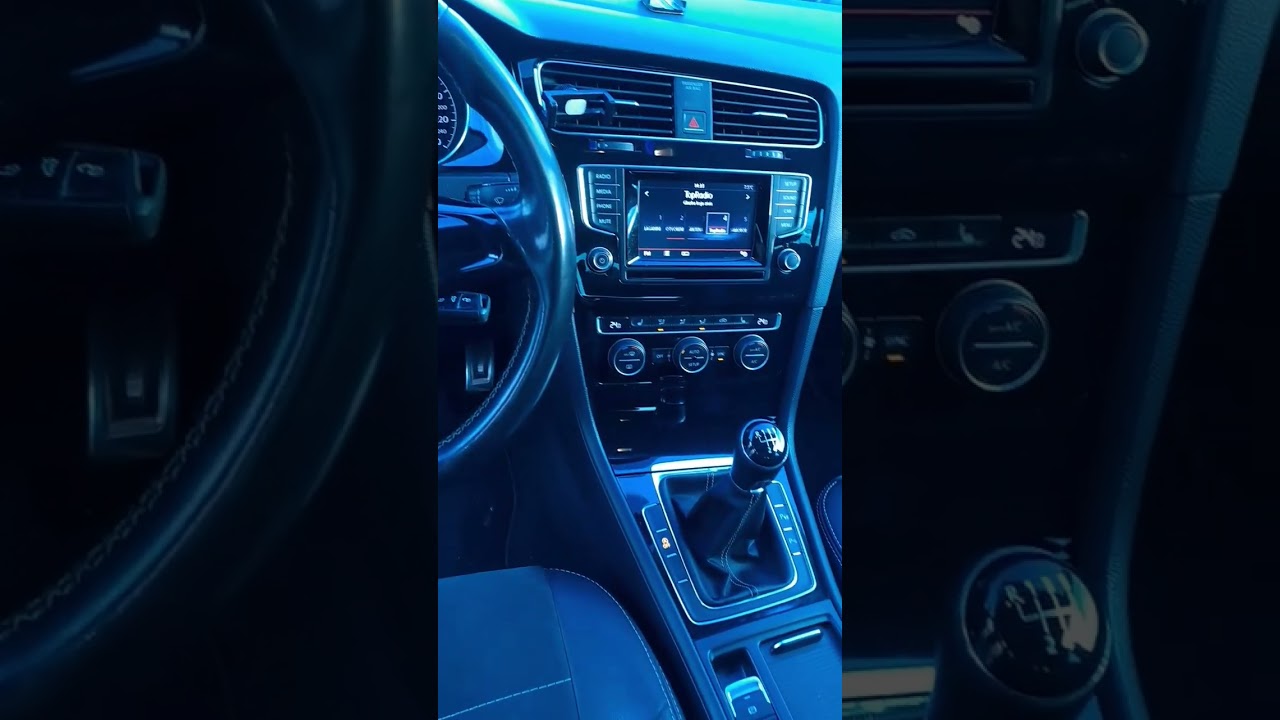 Golf 7 and 7.5 differences in the interior