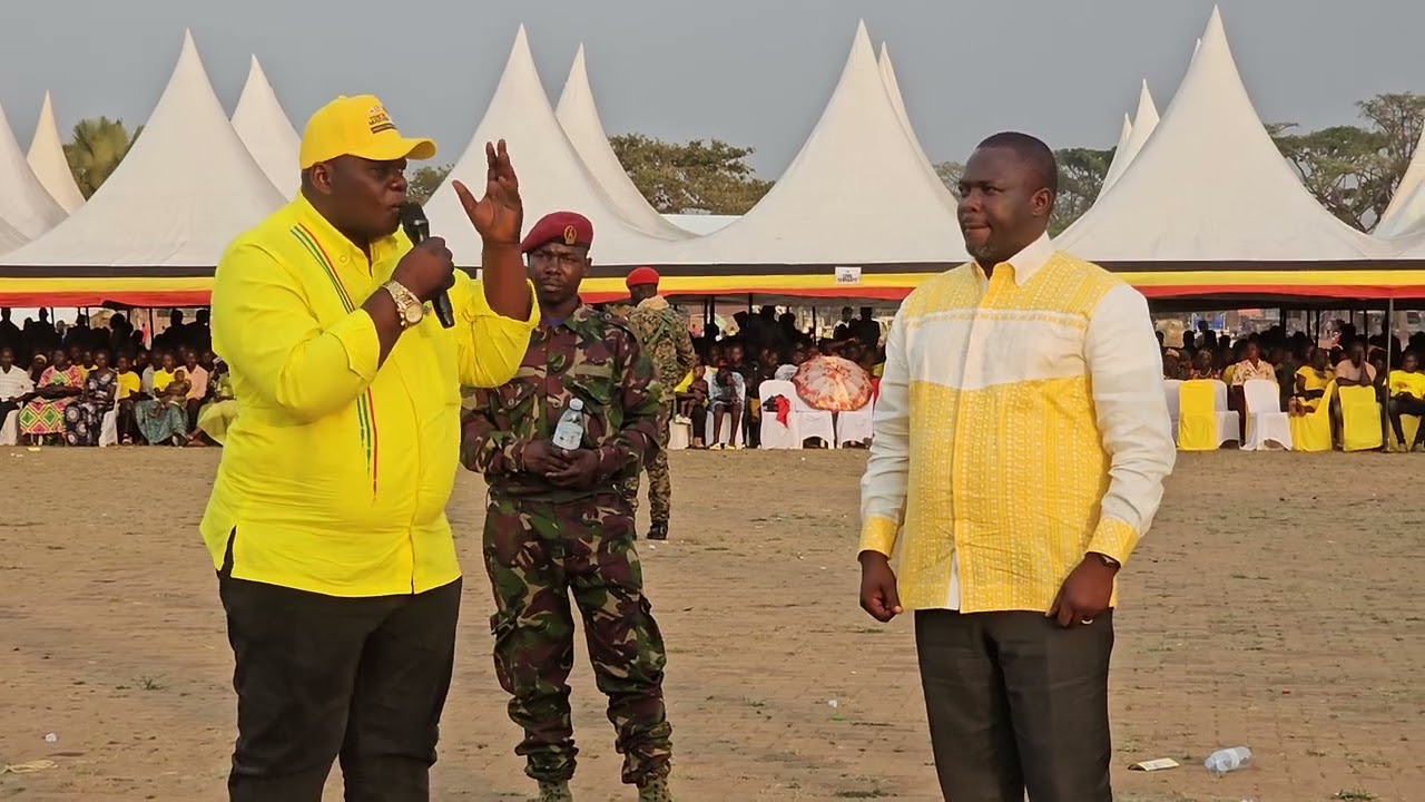 Hon Richard Todwong Receives a big thank you for encouraging Acholi to vote for NRM party