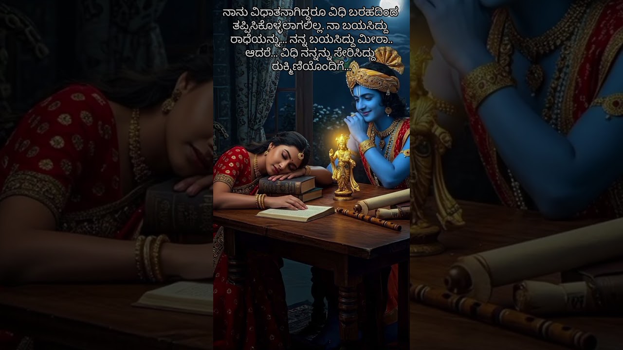 Radha Krishna Quotes kannada #radhakrishna #quotes #shortsfeed #viralshort #viralvideo #youtubeshort