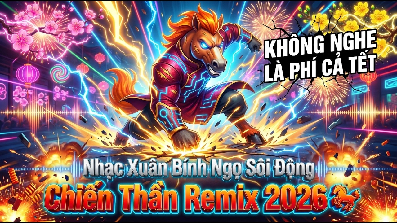 Chiến Thần Remix 2026 🐎 Nhạc Xuân Bính Ngọ Sôi Động - Không Nghe Là Phí Cả Tết