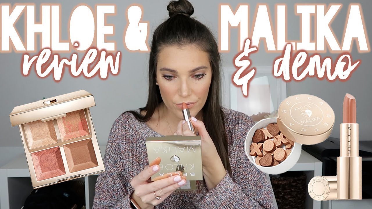 ОБЗОР И ДЕМОНСТРАЦИЯ КОЛЛЕКЦИИ BECCA X KHLOE & MALIKA #BECCABFFS | VLOGMAS, ДЕНЬ 23 | Сара Бритини