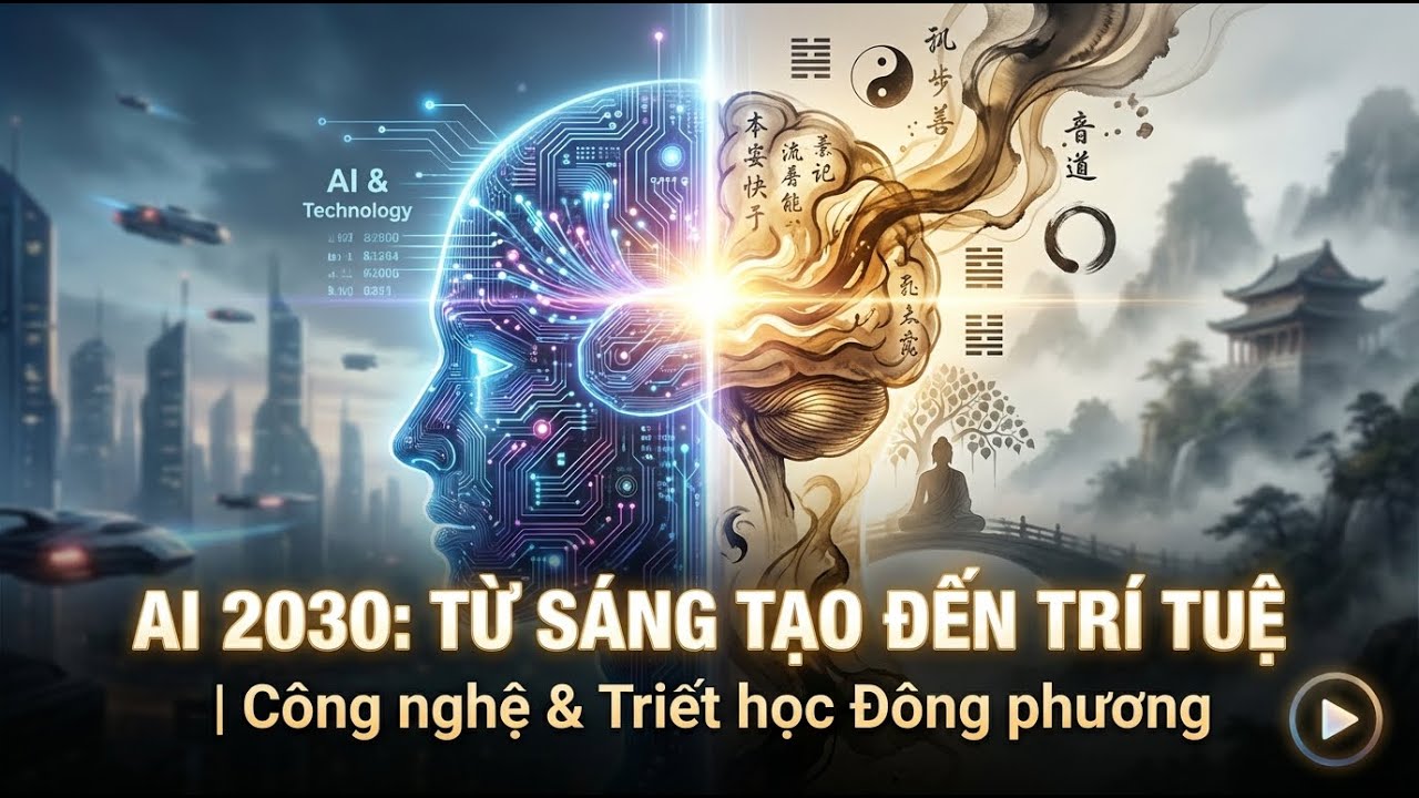 AI 2030: TỪ SÁNG TẠO ĐẾN MINH TRIẾT | Công Nghệ & Triết Lý Phương Đông