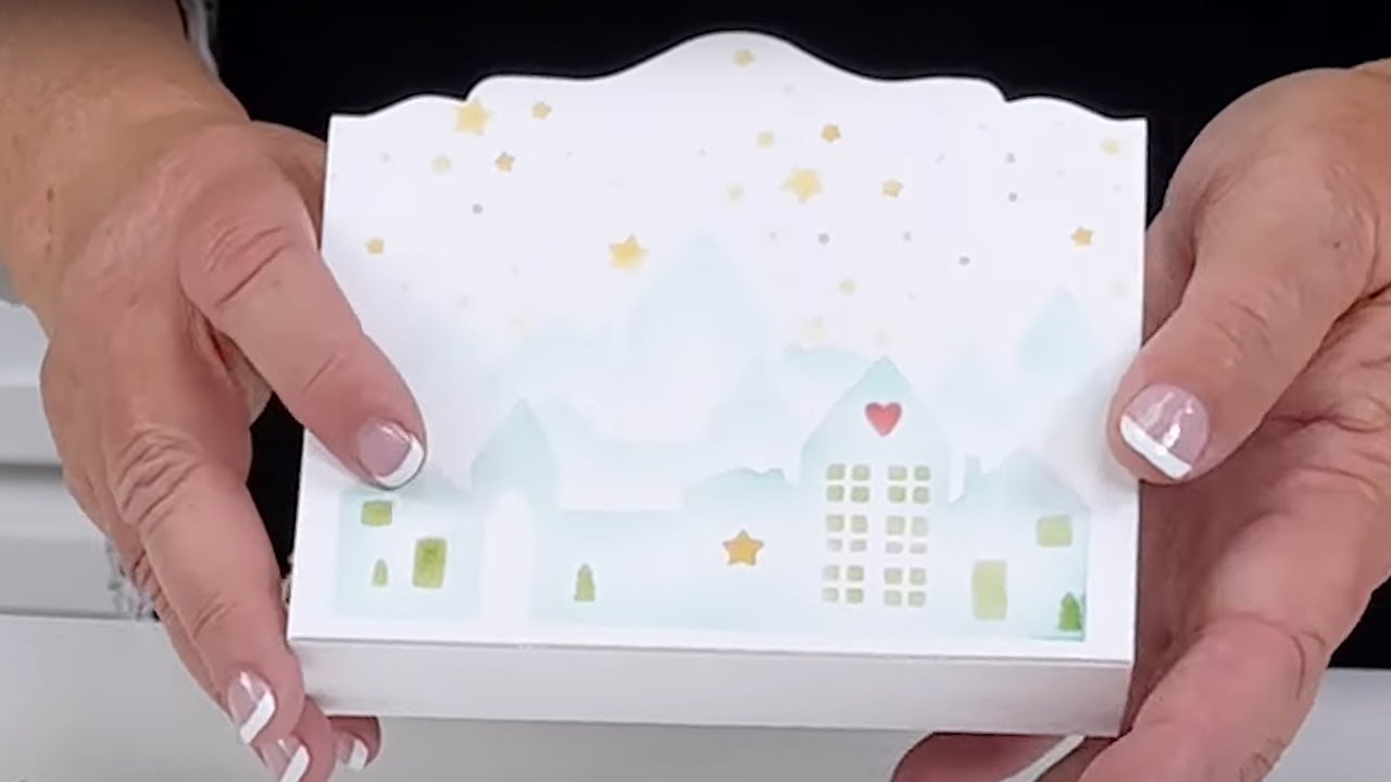 Create Your Own Stencil with a Die & Make a Scene! | Scrapbook.com