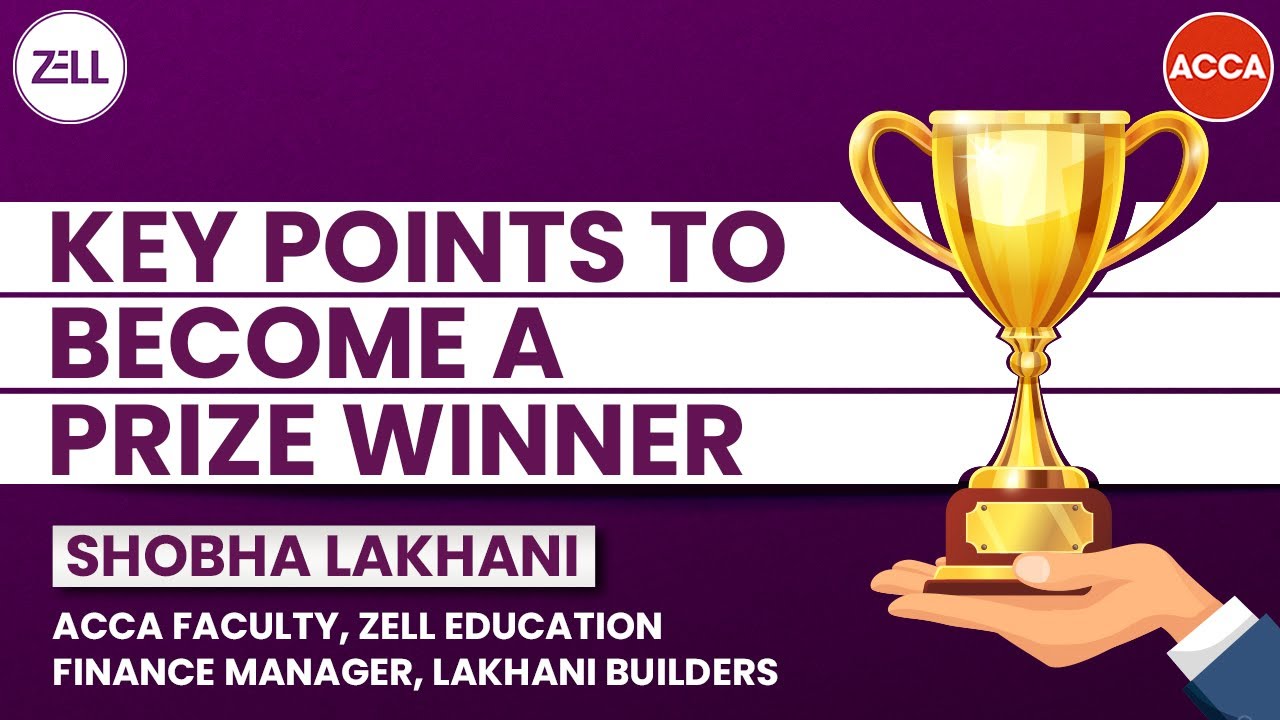 These Tips Will Help YOU Become An ACCA Prize Winner! | ACCA Member - Shobha Lakhani