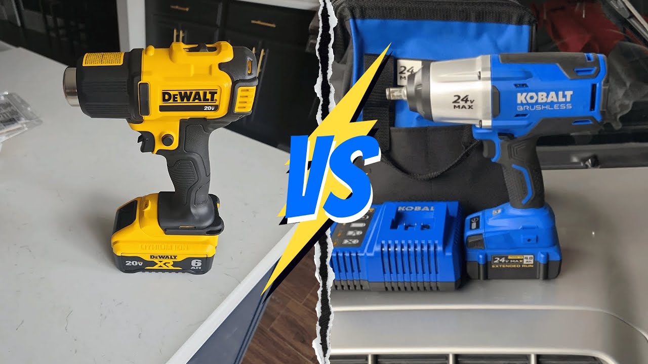 Kobalt VS Dewalt: Who Makes Better Quality Tools?