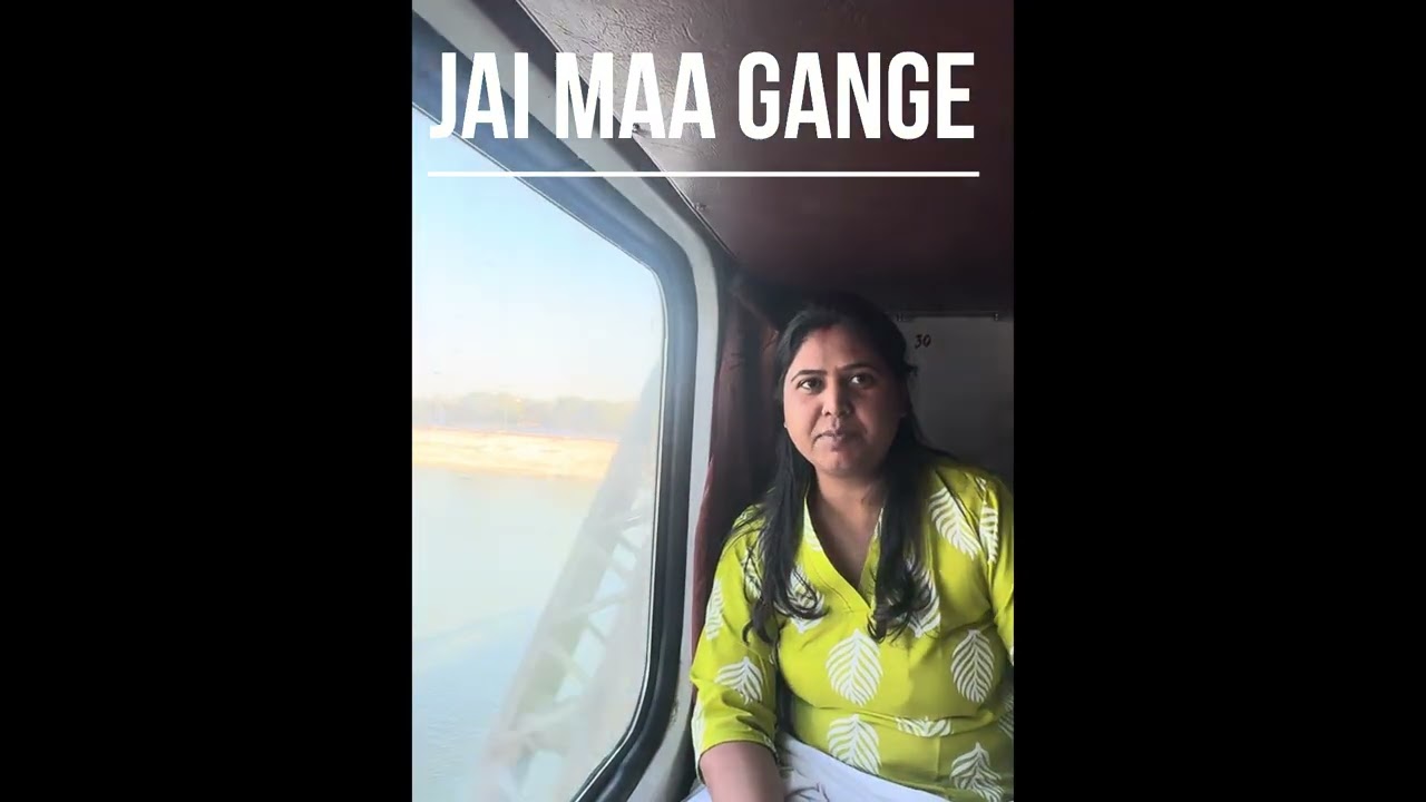 Varanasi Ganga Bridge View from Train 🚆🌊 Mind Blowing Scene!