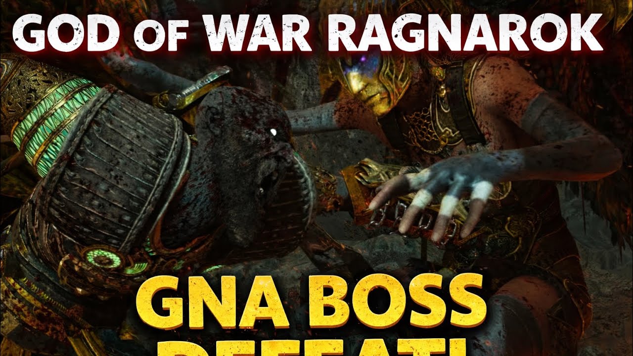 God of War Ragnarök GNA Boss fight (Valkyrie Queen ) GNA BOSS DEFEATED! 💥