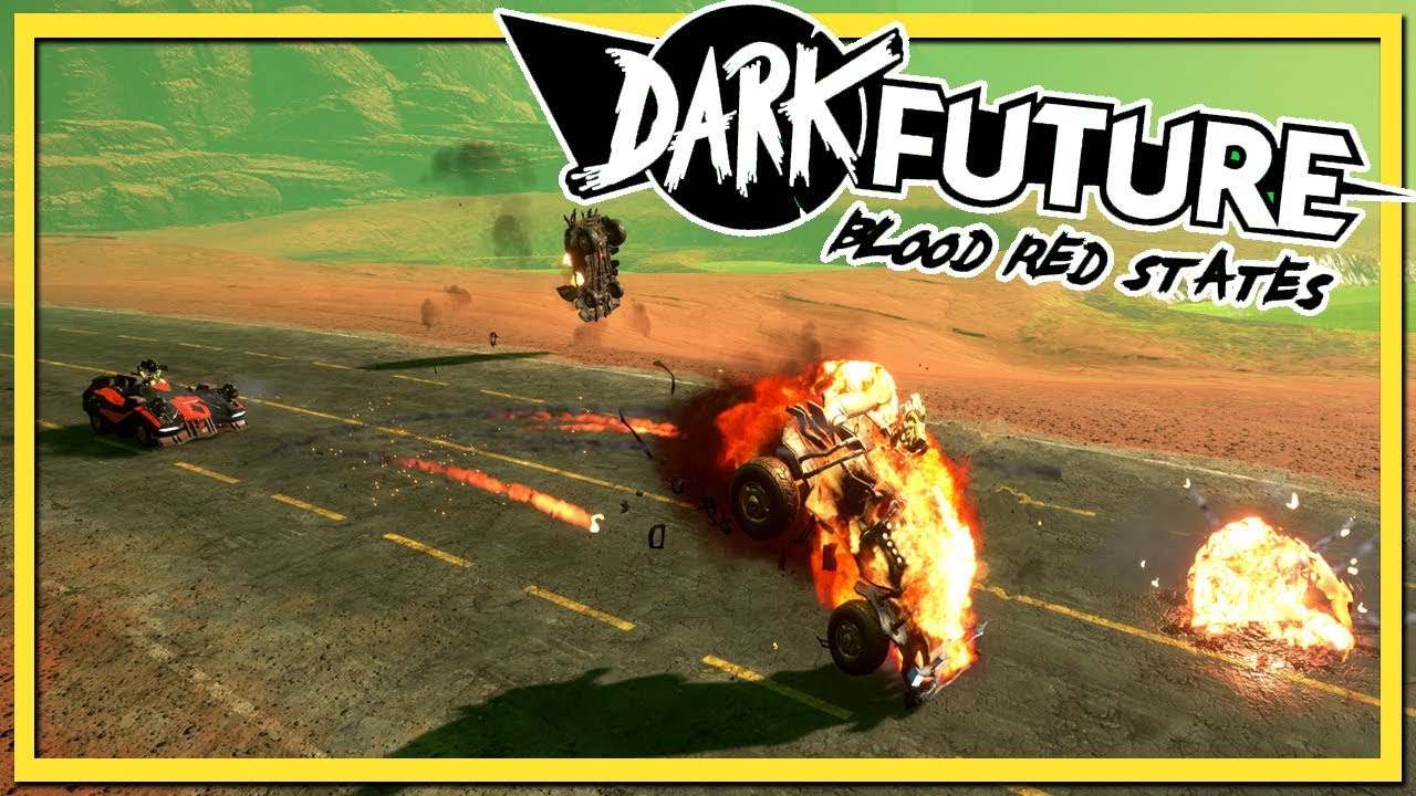 Post Apocalypse Mad Max Derby | Dark Future: Blood Red States Gameplay