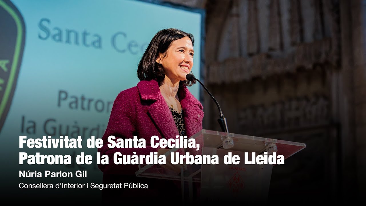 Festivitat de Santa Cecília, Patrona de la Guàrdia Urbana de Lleida