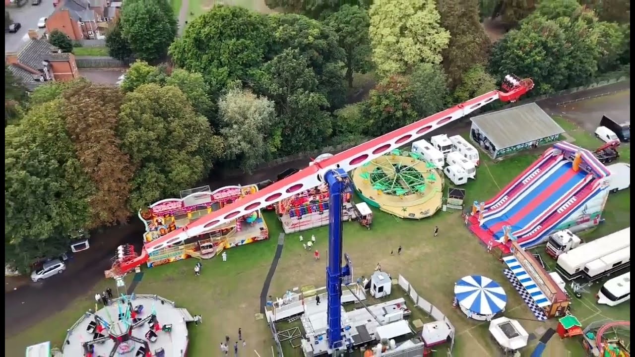 John Bagnalls Apollo 13 Booster Offride POV From Above Rushden Feast Fair 2024