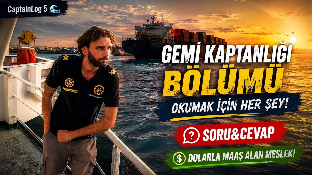 Kaptanlık Bölümü Okumak Nasıl Bir Şey? ⛵ | Üniversite Kaptanlık Tercih Rehberi |Kaptan Nasıl Olunur?