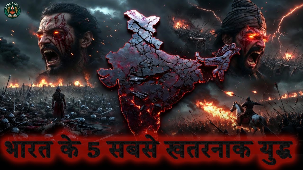 जानिए भारत के 5 सबसे खतरनाक युद्धों के बारे में || BY RANA GURUJI ||