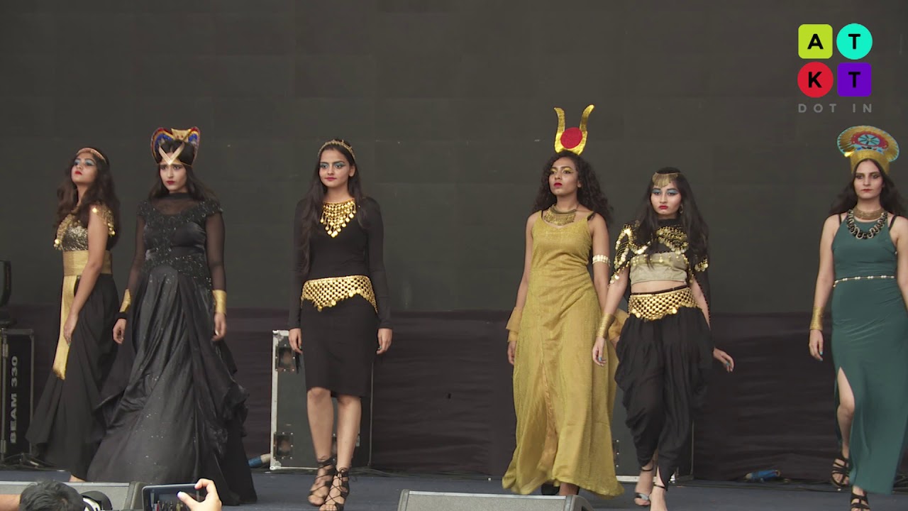 Egyptian Themed Fashion Show by Students from NM College | Umang 2018