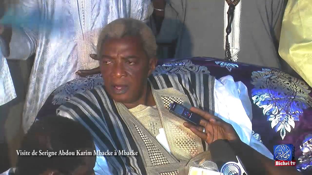 Visite de Serigne Abdou Karim à Mbacke Bichri TV